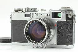 Almost MINT Nikon S2 Rangefinder Camera withNikkor S. C 5cm F/1.4 50mm Lens JAPAN