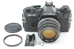 Almost MINT OLYMPUS OM-4Ti Black Film Camera ZUIKO AUTO-S 50mm f1.4 Lens JAPAN