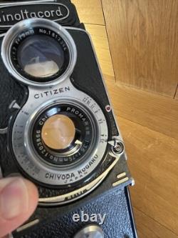 Almost Mint Minolta Minoltacord TLR Film Camera Promar SIII Lens From Japan