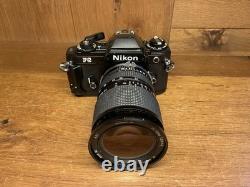 Almost Mint Nikon FG Black Film Camera Tamron SP CF 28-80mm Macro Ai-s Lens JP