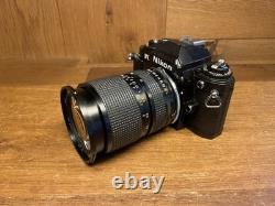 Almost Mint Nikon FG Black Film Camera Tamron SP CF 28-80mm Macro Ai-s Lens JP