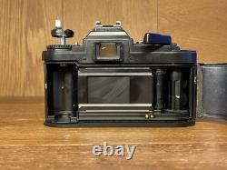 Almost Mint Nikon FG Black Film Camera Tamron SP CF 28-80mm Macro Ai-s Lens JP