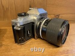 Almost Mint Nikon FG Film Camera Series E 36-72mmmm F/3.5 Ai-s Zoom Lens Japan