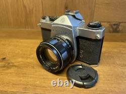 Almost Mint Pentax SL Film Camera Super Takumar 55mm F/1.8 Lens From Japan
