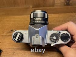 Almost Mint Pentax SL Film Camera Super Takumar 55mm F/1.8 Lens From Japan