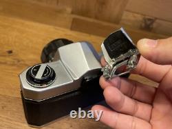 Almost Mint Pentax SL Film Camera Super Takumar 55mm F/1.8 Lens From Japan