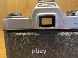 Almost Mint Pentax SL Film Camera Super Takumar 55mm F/1.8 Lens From Japan