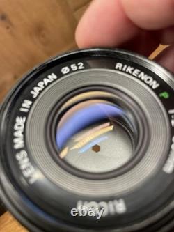 Almost Mint Ricoh XR-20SP Program Film Camera Rikenon P 50mm F/2 Pancake Lens