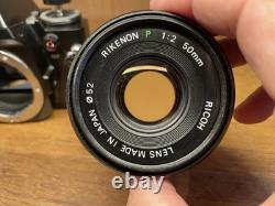 Almost Mint Ricoh XR-20SP Program Film Camera Rikenon P 50mm F/2 Pancake Lens