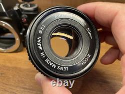 Almost Mint Ricoh XR-20SP Program Film Camera Rikenon P 50mm F/2 Pancake Lens