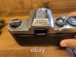 Almost Mint with Case Pentax S3 Film Camera Auto Takumar 55mm F/1.8 Lens From JP