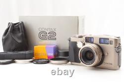 Almost Unused BOX? Contax G2 Rangefinder 35mm Film Camera 28mm f2.8 Lens JAPAN