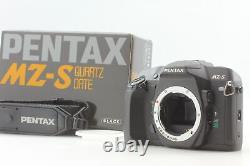 Almost Unused in Box Pentax MZ-S MZS QD Black 35mm Film Camera Body From JAPAN