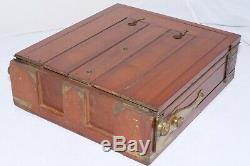 Antique Tailboard 10x12 Large Format Camera with16 H. Mackenstien brass lens