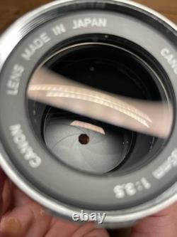 App Mint Canon FTb QL Black Film Camera FD 135mm F/3.5 Telephoto Lens From JPN