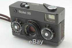 App N-Mint Rollei 35 Black Compact 35mm Film Camera 40mm F/3.5 Lens from Japan