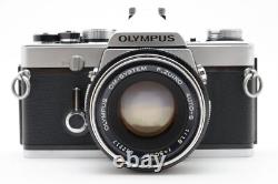 Appearance MINT Olympus OM-1 SLR Film Camera F. Zuiko 50mm f1.8 Lens JAPAN