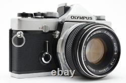 Appearance MINT Olympus OM-1 SLR Film Camera F. Zuiko 50mm f1.8 Lens JAPAN