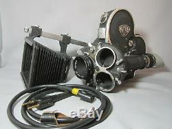 Arriflex 16mm Movie Camera, Schneider 1.5/25mm Lens, Motor, Matte Box, Cable