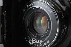 As is Fuji Fujica GS645 Pro Rangefinder Film Camera with 75mm F3.5 Lens #747