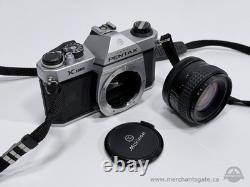 Asahi Pentax K1000 35mm Film Camera with Makinon 55mm f/1.2 Lens K Mount