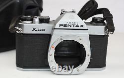 Asahi Pentax K1000 35mm SLR Film Camera with 50mm Lens & 35mm film roll Tested