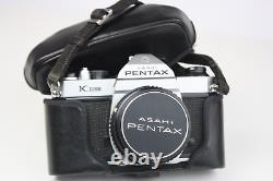 Asahi Pentax K1000 35mm SLR Film Camera with 50mm Lens & 35mm film roll Tested