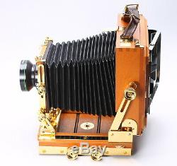 BEAUTIFUL - ZONE VI 4X5 WOOD FIELD CAMERA With CALTAR 90MM f/6.8 & 210MM LENSES