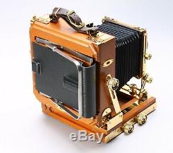 BEAUTIFUL - ZONE VI 4X5 WOOD FIELD CAMERA With CALTAR 90MM f/6.8 & 210MM LENSES