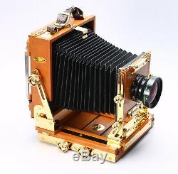 BEAUTIFUL - ZONE VI 4X5 WOOD FIELD CAMERA With CALTAR 90MM f/6.8 & 210MM LENSES