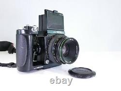 BRONICA ETRS 120 FILM 6x4.5 MEDIUM FORMAT CAMERA WITH GRIP AND 75MM LENS