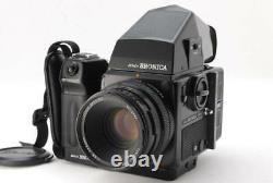 BRONICA SQ-Ai 6x6 120 Film Camera & 80mm Lens with Grip AE Finde Working Used