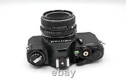 Black Pentax MG 35mm SLR Camera Kit with 50mm Lens Very Good