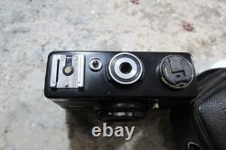 Black Rollei 35 Film Camera with Triotar 40mm f/3.5 Lens & Case Bench Tested