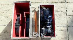 Bolex H16 Ebm Electric 16mm Film Camera Vario Switar Lens Magazines Crystal Sync