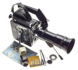 Bolex H16 Film Camera with Reflex Som-Berthiot Pan-Cinor Zoom Lens f=17-85 12