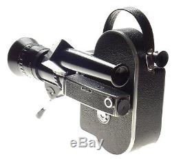 Bolex H16 Film Camera with Reflex Som-Berthiot Pan-Cinor Zoom Lens f=17-85 12