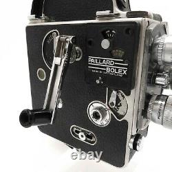 Bolex H8 H-8 (1941) 8mm Movie Film Camera with 3 Lens Fully Working S8-2176