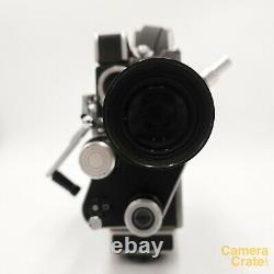 Bolex H8 REX-4 Reflex 8mm Cine Film Camera & 8-36mm f/1.9 Lens Working S8-2924