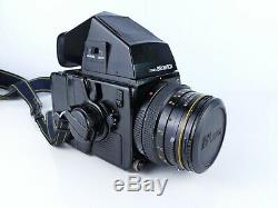 Bronica Sq-ai 6x6 120 Film Medium Format Camera 80mm Lens + Ae Finder Prism