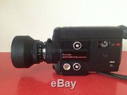 CANON 512XL ELECTRONIC Super 8MM MOVIE CAMERA Tested With Film Super8 + Lens Cap