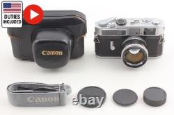 CLA'dMINT + Case Canon Model 7 Film Camera + 50mm f1.4 Lens L39 LTM From JAPAN