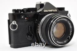 CLA'd Almost MINT Olympus OM-1 SLR Film Camera Black 50mm f1.8 Lens JAPAN