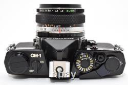 CLA'd Almost MINT Olympus OM-1 SLR Film Camera Black 50mm f1.8 Lens JAPAN