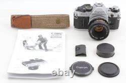 CLA'd Exc+5 Canon AE-1 Program Film Camera FD 50mm f1.8 S. C. Lens From JAPAN