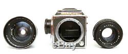 CLA'd Hasselbladski Kiev-88 6x6 Medium Format Film Camera with 2 Lenses! Read
