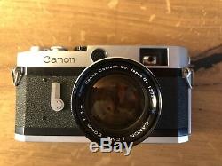 CLA'd Near Mint+++ Canon P Rangefinder Film Camera with 50mm f1.4 L39 Lens JAPAN