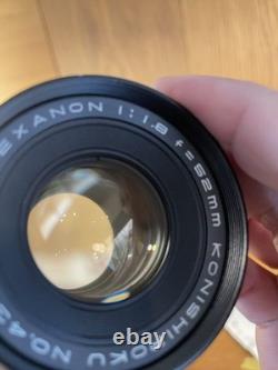 CLA'd Near Mint ++ Konica FS Film Camera Hexanon 52mm F/1.8 Standard Lens JP