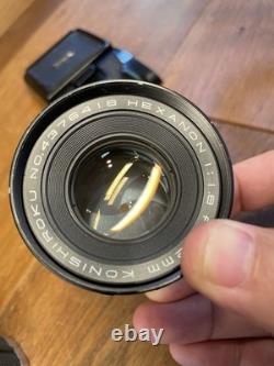 CLA'd Near Mint ++ Konica FS Film Camera Hexanon 52mm F/1.8 Standard Lens JP