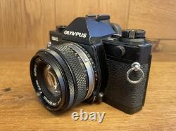 CLA'd Near Mint Olympus OM-2 Spot Program Film Camera Auto S 50mm F/1.8 Lens